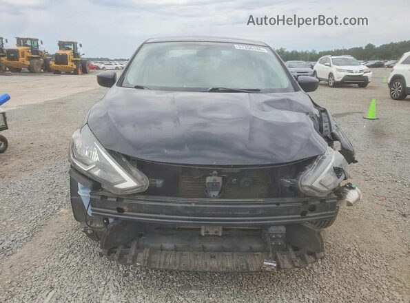 3N1AB7AP5KY379897 2019 NISSAN SENTRA Black Вид спереду