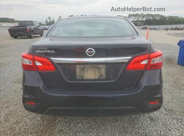 3N1AB7AP5KY379897 2019 NISSAN SENTRA Black Вид ззаду