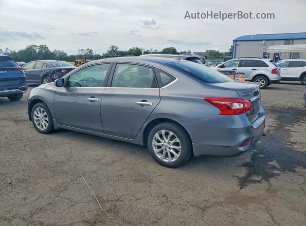3N1AB7AP5KY396070 2019 NISSAN SENTRA Gray Задня ліва чверть