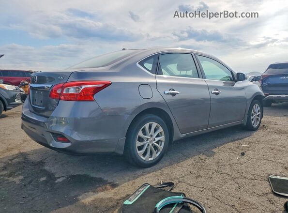 3N1AB7AP5KY396070 2019 NISSAN SENTRA Gray Задня права чверть