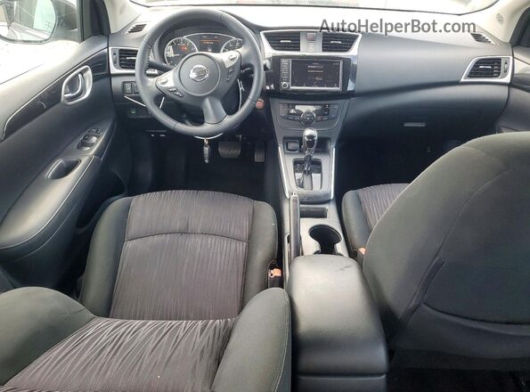 3N1AB7AP5KY396070 2019 NISSAN SENTRA Gray Вид панелі приладів