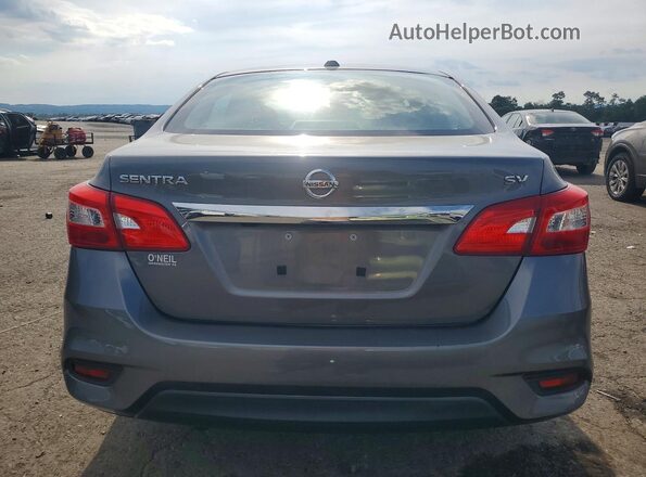 3N1AB7AP5KY396070 2019 NISSAN SENTRA Gray Вид ззаду
