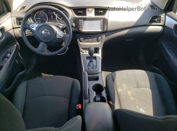 3N1AB7AP5KY404619 2019 NISSAN SENTRA Gray Dashboard view
