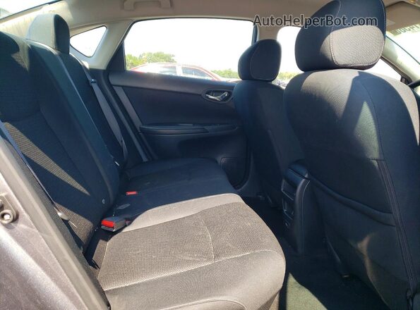 3N1AB7AP5KY404619 2019 NISSAN SENTRA Gray Rear seats view