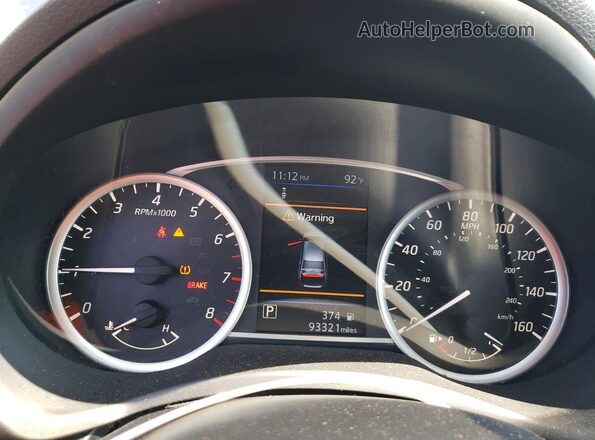 3N1AB7AP5KY404619 2019 NISSAN SENTRA Gray Instrument cluster view