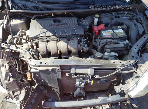 3N1AB7AP5KY404619 2019 NISSAN SENTRA Gray Rear interior view