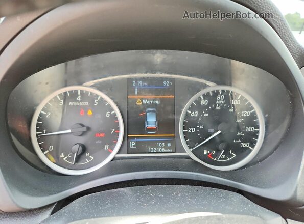 3N1AB7AP5KY408928 2019 NISSAN SENTRA Silver Vista del cuadro de instrumentos