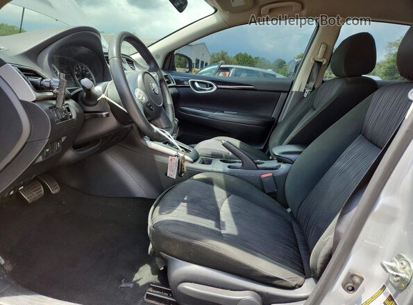 3N1AB7AP5KY408928 2019 NISSAN SENTRA Silver Vista interior delantera