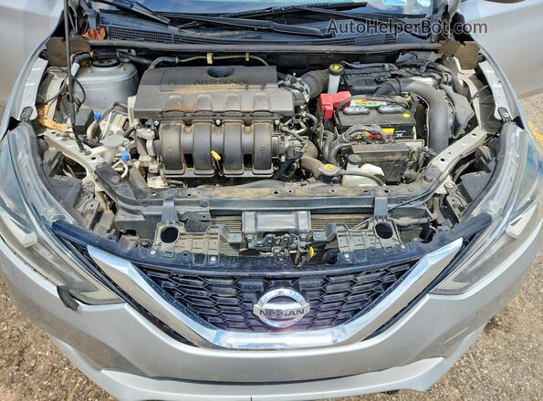 3N1AB7AP5KY408928 2019 NISSAN SENTRA Silver Vista interior trasera