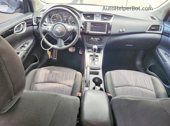 3N1AB7AP5KY408928 2019 NISSAN SENTRA Silver Vista del salpicadero