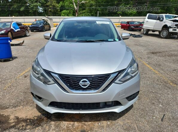 3N1AB7AP5KY408928 2019 NISSAN SENTRA Silver Vista frontal
