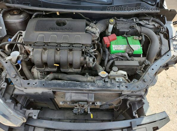 3N1AB7AP5KY411411 2019 NISSAN SENTRA Серый Вид задней части салона