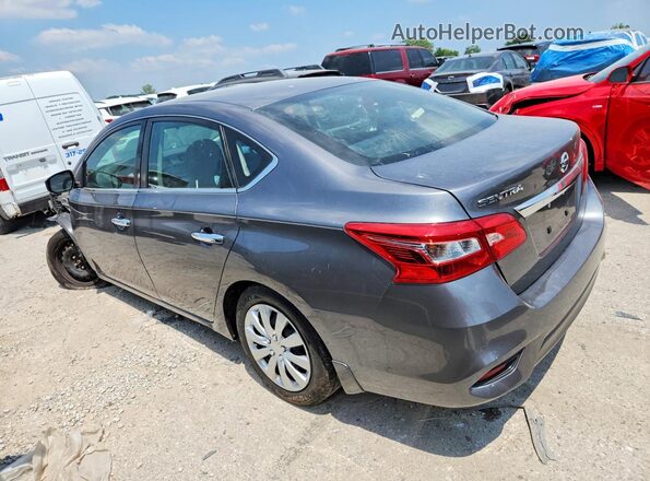 3N1AB7AP5KY411411 2019 NISSAN SENTRA Серый Задняя левая четверть