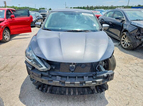 3N1AB7AP5KY411411 2019 NISSAN SENTRA Серый Вид спереди