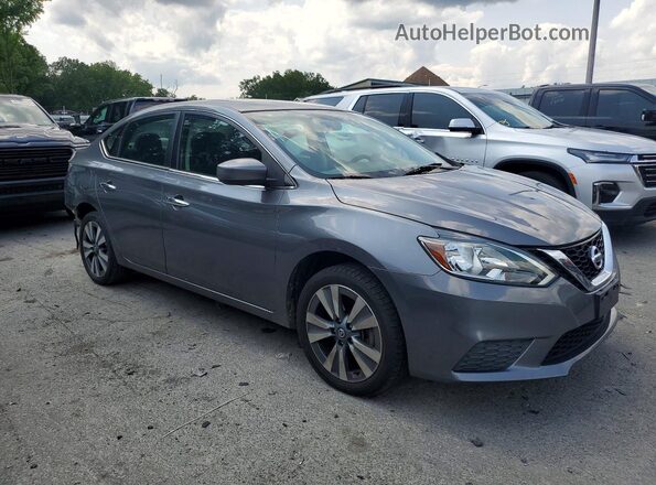 3N1AB7AP5KY414423 2019 NISSAN SENTRA Gray Front right
