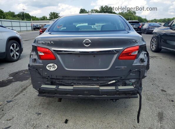 3N1AB7AP5KY414423 2019 NISSAN SENTRA Gray Rear view