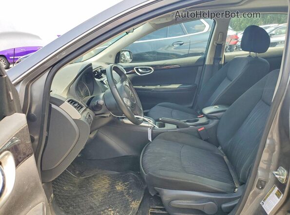 3N1AB7AP5KY414423 2019 NISSAN SENTRA Gray Front interior view