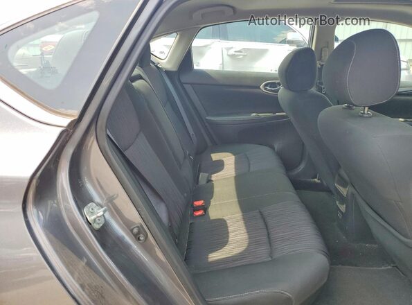 3N1AB7AP5KY414423 2019 NISSAN SENTRA Gray Rear seats view