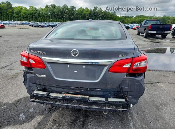 3N1AB7AP5KY416009 2019 NISSAN SENTRA Silver Vista trasera