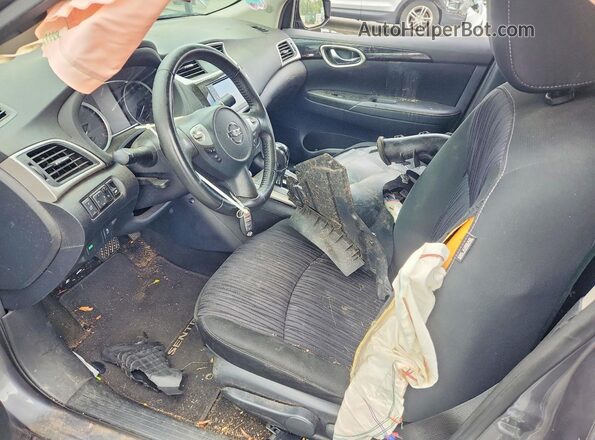 3N1AB7AP5KY416009 2019 NISSAN SENTRA Silver Vista interior delantera