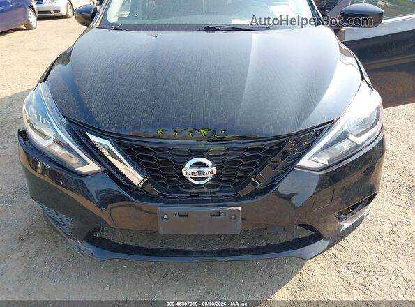 3N1AB7AP5KY428239 2019 NISSAN SENTRA Black Front view