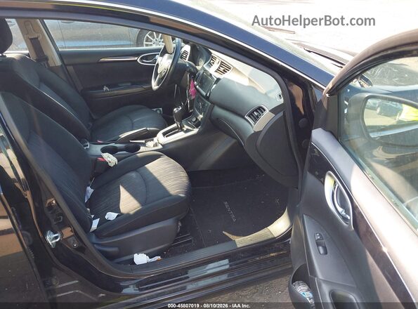 3N1AB7AP5KY428239 2019 NISSAN SENTRA Black Front interior view