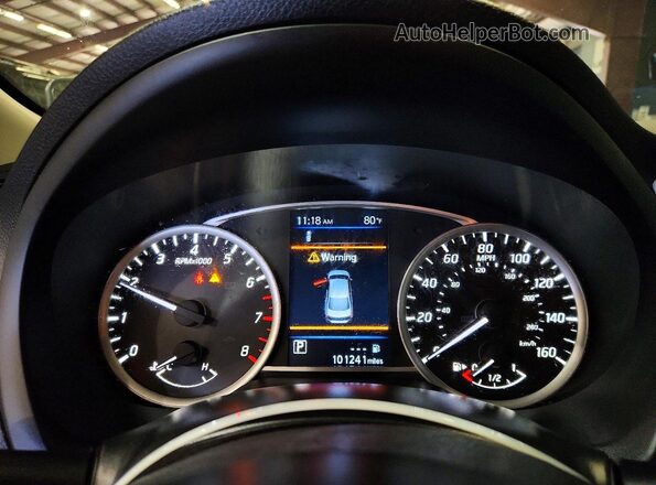 3N1AB7AP5KY432548 2019 NISSAN SENTRA Серебряный Вид щитка приборов