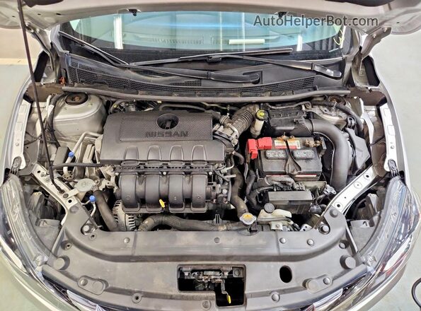 3N1AB7AP5KY432548 2019 NISSAN SENTRA Серебряный Вид задней части салона