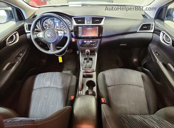 3N1AB7AP5KY432548 2019 NISSAN SENTRA Серебряный Вид панели приборов