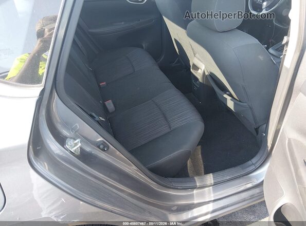 3N1AB7AP5KY433070 2019 NISSAN SENTRA Gray Widok naklejki z numerem VIN