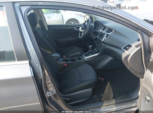 3N1AB7AP5KY433070 2019 NISSAN SENTRA Gray Widok wnętrza z przodu
