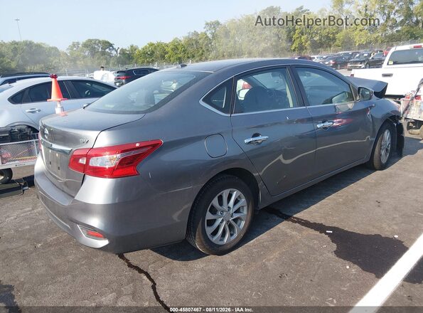 3N1AB7AP5KY433070 2019 NISSAN SENTRA Gray Tył prawy