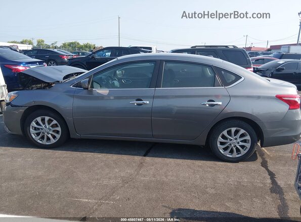 3N1AB7AP5KY433070 2019 NISSAN SENTRA Gray Widok wnętrza 360 stopni