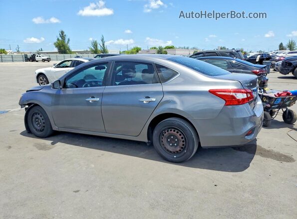 3N1AB7AP5KY450113 2019 NISSAN SENTRA Gray უკანა მარცხენა
