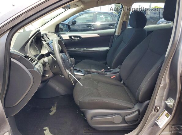 3N1AB7AP5KY450113 2019 NISSAN SENTRA Gray წინა სალონის ხედი