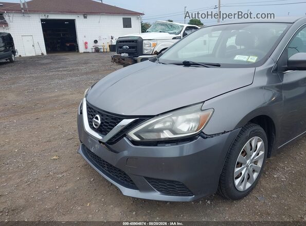 3N1AB7AP6GL637946 2016 NISSAN SENTRA Gray წინა ხედი
