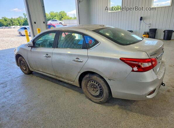 3N1AB7AP6GL665682 2016 NISSAN SENTRA Silver Rear left