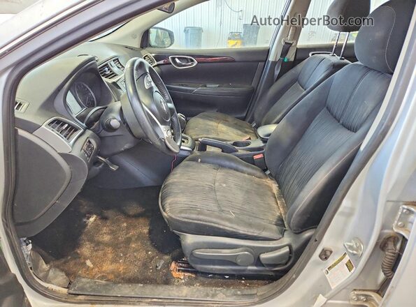 3N1AB7AP6GL665682 2016 NISSAN SENTRA Silver Front interior view