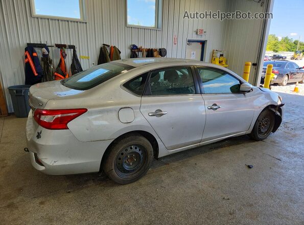 3N1AB7AP6GL665682 2016 NISSAN SENTRA Silver Rear right