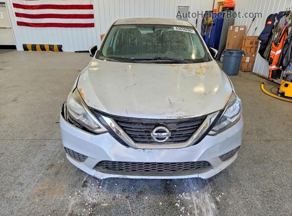 3N1AB7AP6GL665682 2016 NISSAN SENTRA Silver Front view