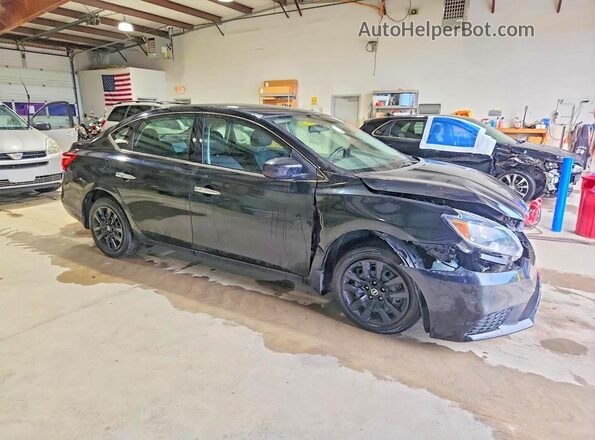 3N1AB7AP6GL677041 2016 NISSAN SENTRA Black წინა მარჯვენა