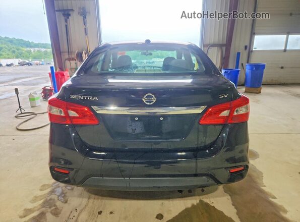 3N1AB7AP6GL677041 2016 NISSAN SENTRA Black უკანა ხედი