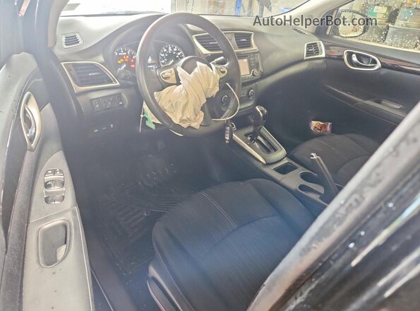 3N1AB7AP6GL677041 2016 NISSAN SENTRA Black წინა პანელის ხედი