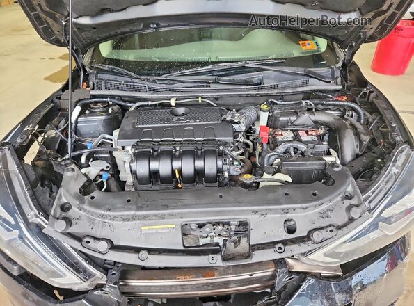 3N1AB7AP6GL677041 2016 NISSAN SENTRA Black უკანა სალონის ხედი