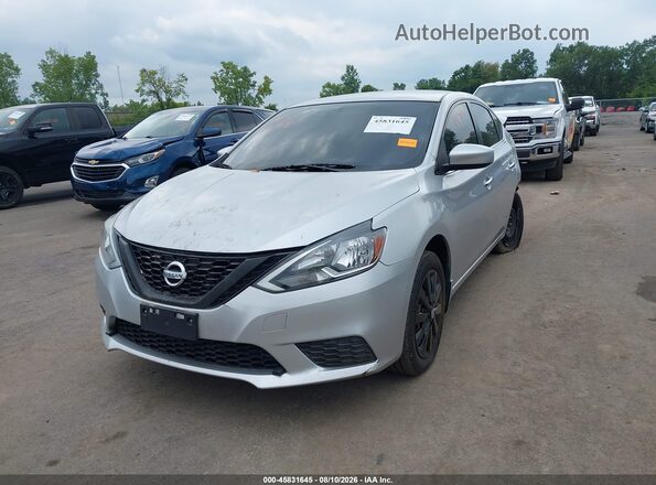 3N1AB7AP6GY260182 2016 NISSAN SENTRA Silver Vista tres cuartos delantera izquierda