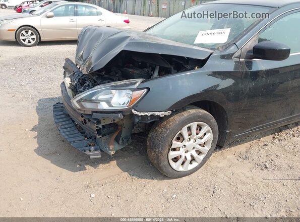 3N1AB7AP6GY264197 2016 NISSAN SENTRA Black Սալոնի հետևի տեսք