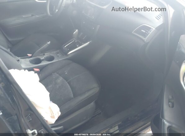 3N1AB7AP6GY267049 2016 NISSAN SENTRA Черный Вид салона спереди