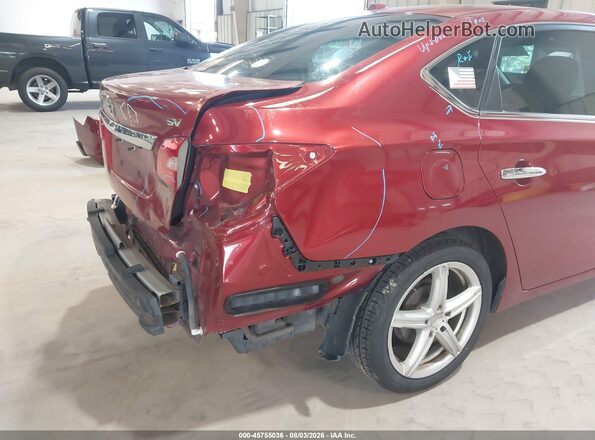 3N1AB7AP6GY293635 2016 NISSAN SENTRA Burgundy 