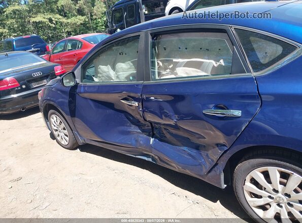3N1AB7AP6GY300681 2016 NISSAN SENTRA Blue წინა ხედი