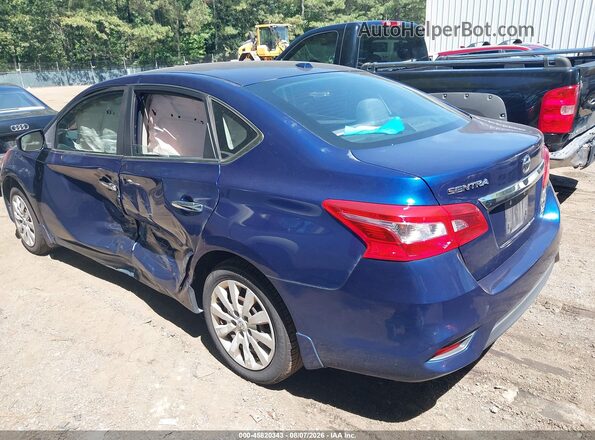 3N1AB7AP6GY300681 2016 NISSAN SENTRA Blue უკანა მარცხენა